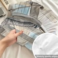 thumbnail image 4 of Twin Sze Fitted Sheet Set - Beach Bicycle 2 Piece Bedding Sets 16" Deep Pocket Fitted Sheet with 1 Pillowcase, Summer Coastal Floral Basket Vingage Brushed Microfiber Hotel Luxury Bed Sheets, 4 of 9
