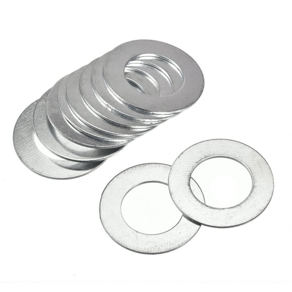 Unique Bargains 37mm x 21mm x 1.5mm Carbon Steel Flat Washer for Screw Bolt 20Pcs