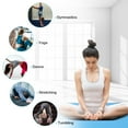 thumbnail image 5 of Gymnastics Mat for Kids 4'x4'x4" Foldable Tumbling Mats with Carrying Handles 2-Panels Fold Thick Exercise Mat for Home Aerobics Stretching Yoga, Blue, 5 of 7