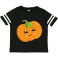 thumbnail image 3 of Inktastic Smiling Pumpkin, Halloween, Orange Pumpkin Boys or Girls Toddler T-Shirt, 3 of 5