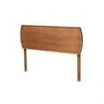 thumbnail image 1 of Baxton Studio Laurien Mid-Century Modern Ash Walnut Finished Wood Full Size Headboard, 1 of 5