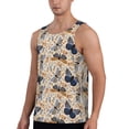 thumbnail image 2 of Logiee Butterflies Print Men's Workout Tank Top,Quick Dry Workout Tank Top,Gym Muscle Tee,Fitness Bodybuilding Sleeveless T Shirt-X-Large, 2 of 7