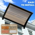 thumbnail image 4 of Door Awnings Exterior,Awning for Door Entrance,24x32 Inches Awnings for Patio,Deck,Window Awning Canopy Exterior,UV,Rain,Snow Protection Door Awning, 4 of 8