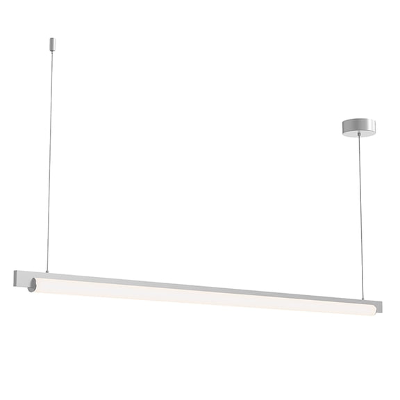 Sonneman 3828-60 Keel 60" Wide Led Linear Chandelier - Silver