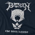 thumbnail image 2 of Batman Black Metal Batman Women's T Shirt, Navy, Large, 2 of 6