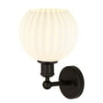 thumbnail image 6 of Innovations Lighting - White Venetian - 1 Light Wall Sconce In Modern, 6 of 7