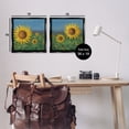 thumbnail image 4 of Stupell Industries Gorgeous Sunflower Field Plants & Flowers Painting Black Floater Framed Canvas Art Print Wall Art, 18 x 18, Set of 2, 4 of 10