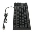 thumbnail image 3 of 87 Keys Mechanical Keyboard Backlight Ergonomic USB Gaming Keyboard with Foldable Foot for PC Laptop Black, 3 of 14