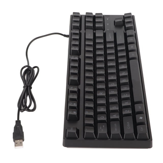 Backlit Keyboard,87 Keys Mechanical Keyboard USB Keyboard Keys Mechanical Keyboard Power Packed Performance