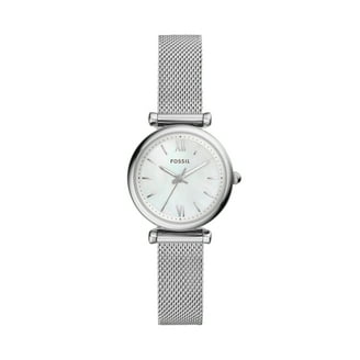Fossil Women's Jacqueline Three-Hand Day-Date, Stainless Steel
