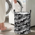 thumbnail image 4 of Lsque Horse Silhouette pattern Laundry Hamper Basket, Tall Woven Rope Hamper Basket for Clothes, Lightweight Storage Basket, Collapsible Waterproof-Medium, 4 of 8