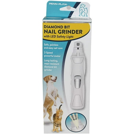 UPC: 0030172101397 | Penn-Plax Pet Nail Grinder with Diamond Bit LED Safety Light and 2 Speed Motor – USB Rechargeable (Charging Wire Included) – Safe for Cats and Dogs