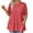 507_Watermelon Red, variant on Sweet Home Farm Short Sleeve Shirts for Women Plus Size Tops Summer Petal Casual Tshirts Tunic Blouses T Shirts for Women Black