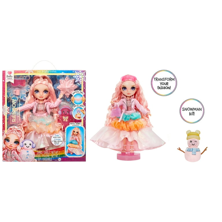 Free Shipping! Rainbow High Winter Wonderland Bella Pink 11