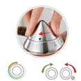 thumbnail image 4 of Reloj De Cocina De Acero Inoxidable 60 Min. Temporizador Para Hornear Recordatorio Mecánico, Más Ruidoso Para Cocinar, , Profesor, Ducha, Bañ Púa Macarena Temporizador de cocina, 4 of 8