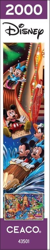 Disney Ceaco Mickey Mouse & Friends Carnival Jigsaw Puzzle - 2000pc