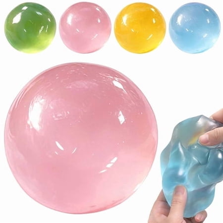 Leutsin Coconut Oil Stress Ball Ultra-Soft & Non-Sticky Slow Rising Stress Relief Dough Portable Odorless Sensory Gadget for Focus Relaxation Tension Easing Party Favor Gifts