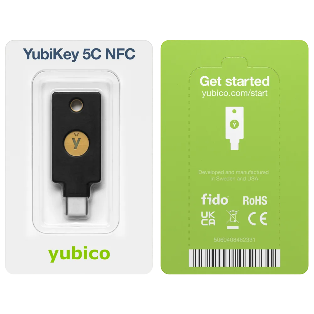 Yubico - YubiKey 5C NFC - Multi-factor authentication (MFA