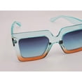 thumbnail image 5 of Popular Fashion Big Rectangle Women Luxury Sunglasses Vintage Colorful, 5 of 7