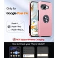 thumbnail image 2 of MYKOMI for Google Pixel 9a Case, Dual Layer Military Grade Protection, Shockproof Cover with Metal Ring Holder Stand Kickstand, Slim Fit Protective Phone Case for Google Pixel 9A, 2 of 7