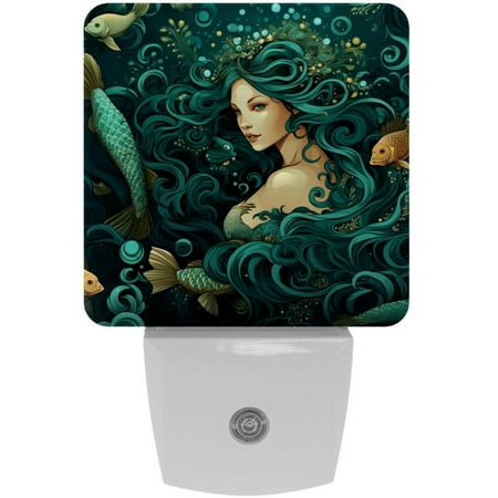 

Mermaids LED Square Night Lights - Compact and Multifunctional Illumination Solution for Any Space!
