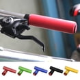 thumbnail image 3 of Greeniant 1 par de empuñaduras de silicona para manillar de bicicleta de montaña, empuñaduras de 22,2mm, tapones para manillar, accesorios para Ciclismo Verde Greeniant HW1538-02, 3 of 6