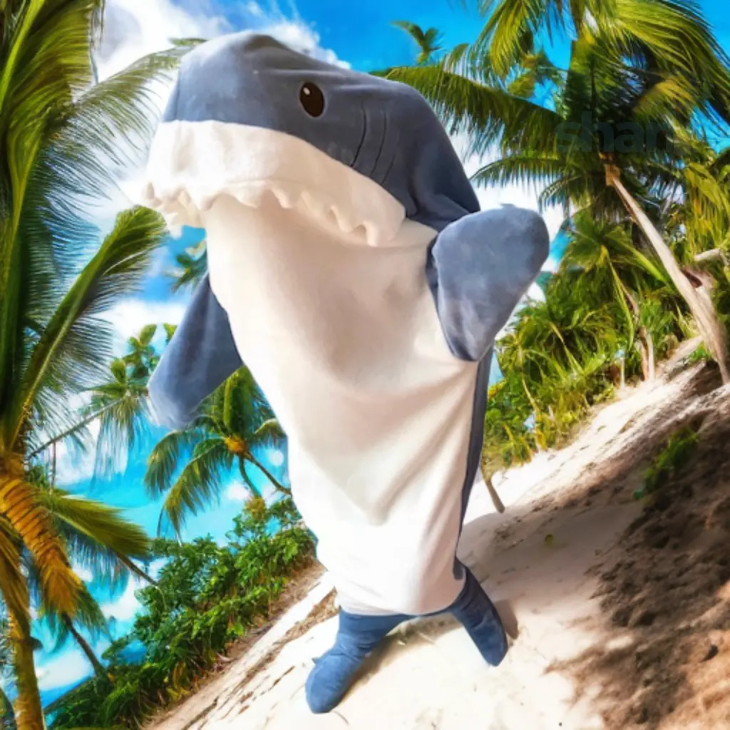 SnugglShark™ Wearable Fleece Blanket