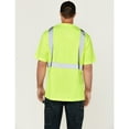 thumbnail image 4 of Hawx Work Gear Men's Hi-Vis Reflective Short Sleeve Work T-Shirt Big Yellow 4X, 4 of 4