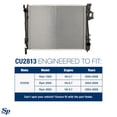 thumbnail image 3 of Spectra Premium CU2813 Automotive Radiator Fits select: 2004-2008 DODGE RAM 1500, 2004-2009 DODGE RAM 2500, 3 of 7