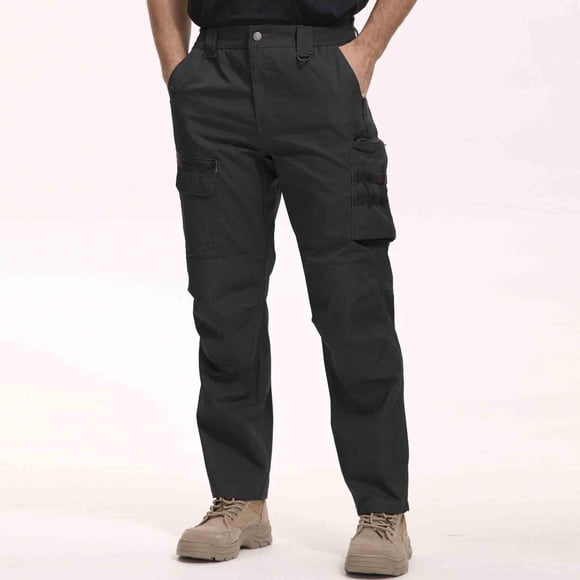 Ceisia Men's Waterproof Tactical Cargo Pants with Multi-Pocket & Partial Elastic Waist Gifts