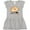 AC-Heather Grey, variant on Inktastic Happiest Lil' Pierogi Girls Toddler Dress