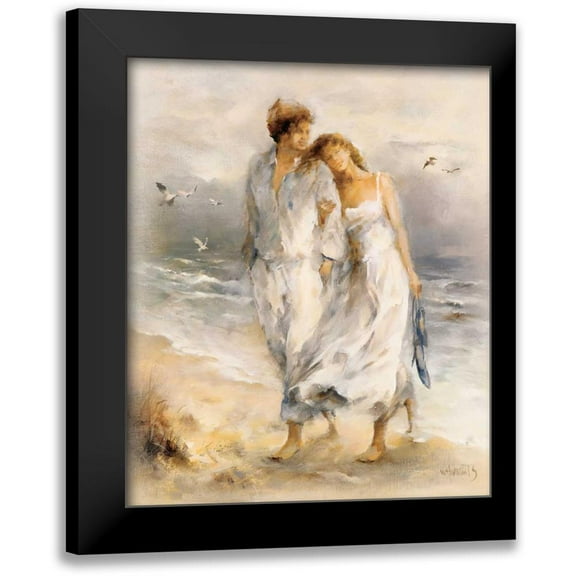 Haenraets, Willem 12x14 Black Modern Framed Museum Art Print Titled - In love