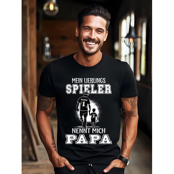 T Shirt Funny Daddy My Favorite Player Calls Me Dad Father'S Day