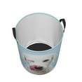thumbnail image 3 of Kll Puppy Licks Nose Waterproof Foldable Laundry Hamper Bucket With Handles For Storage Bin,Kids Room,Home Organizer (Small), 3 of 8