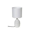 thumbnail image 1 of Lampe De Table En Céramique Avec Plaquette D'Ombrage Blanc, 1 of 3