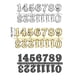 thumbnail image 5 of Eigraketly 6 uds 2CM reloj número placa relojes romanos números reloj oro plata negro sincronización accesorios reemplazos diseño Accesorios para bloques patrón, 5 of 6