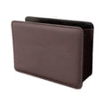 thumbnail image 2 of Cubo de basura para coche, cubo de basura pequeño, a prueba de fugas, portátil, colgante para coche Marron oscuro, 2 of 8