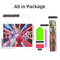 thumbnail image 2 of Bowling Bowl 5D Diamond Art Painting by Number Kits for Adults DIY Paint with Round Full Drill Diamond Gems Painting Art Craft for Home Wall Decor 15.8x19.8inch(2), 2 of 8