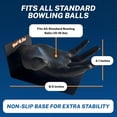 thumbnail image 3 of Hold My Ball Bowling Ball Holder – Black Wall Mount Hand Display Rack for Ball Storage & Memorabilia | Ball Holder Display Stand for Collectors & Sports Fans, 3 of 7