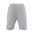 thumbnail image 6 of LNZGNM Men's Athletic Shorts Drawstring Elastic Waist Sports Shorts Lightweight Breathable Short Pants Casual Gym Shorts with Pockets,Light Gray 2XL, 6 of 8