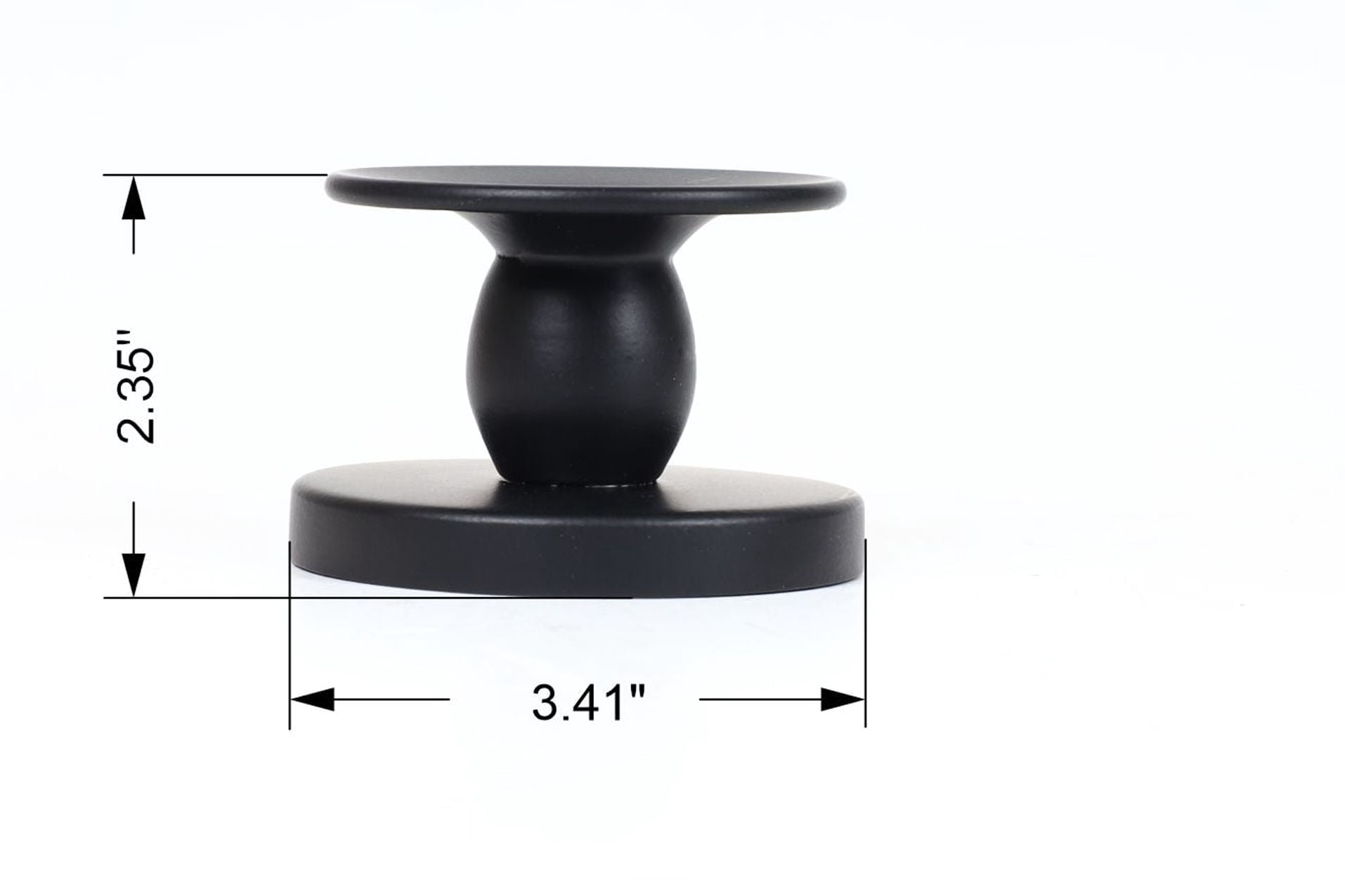 Mainstays 2.25" Flippable Candle Holder, Black