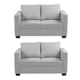 thumbnail image 1 of Sala 2-2 TRINITY Gales ( 2 piezas Love Seat ) Plata, 1 of 8