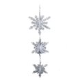 thumbnail image 2 of Adornos de cuerda de copo de nieve para árbol de Navidad - Conjunto de colgantes colgantes de copos de nieve para decoración navideña, repisa y decoración para ventanas, 2 of 5