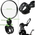thumbnail image 2 of 1 par Mini Miroir Rflecteur Convex Universal Noir Cyclisme Vlo Guidon Rtroviseur Miroir Rflecteur Rotación 360 grados Antichoc Facile Installer,, 2 of 5