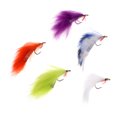 thumbnail image 5 of 5pcs Bead Head Zonker Trout Flies Sinking Fishing Streamers Flies, 5 of 6