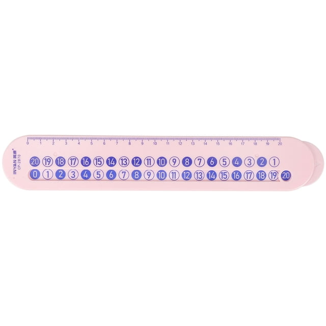 Miangastore Digital Ruler Kids Slide Ruler Children Number Learning Ruler Subtraction Addition Ruler