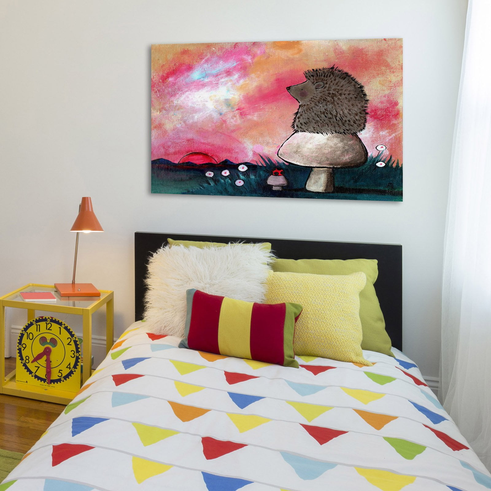 Marmont Hill "Hedgehog Mushroom" by Andrea Doss Painting Print on Wrapped Canvas