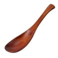 thumbnail image 6 of Eco-Friendly Wooden Soup Spoons Set - 2pcs, Short Handle, Natural Wood Tableware, 15.5cm - Perfect for Desserts, Soup, Kitchen Dining, Lightweight & Reusable, 6 of 8