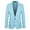 Blue, variant on Boys Casual Blazer Jacket Kids Slim Fit Sport Coat Stylish Modern Button-Down Suit Jacket for School & Formal