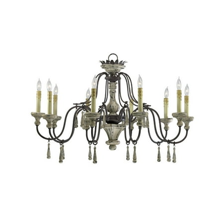 

Cyan Design 6513-10 24.25 Ten Lamp Chandelier From The Provence Collection - Carraige